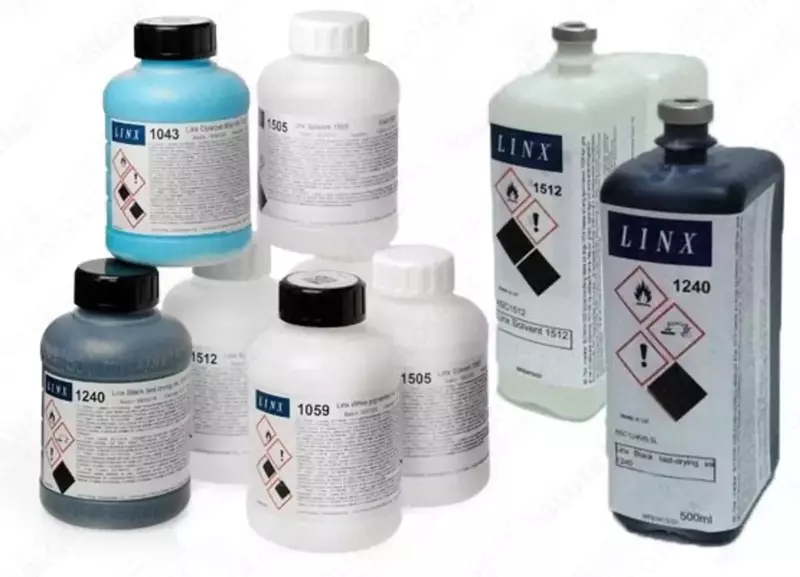 Чернила растворитель и прочие расходные материалы Linx - от 600 000 сум