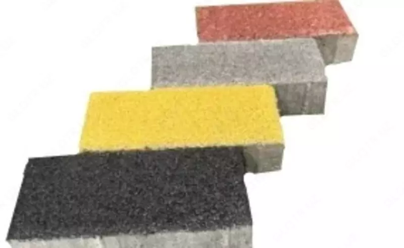  Брусчатка из мраморной крошки чёрный 200х100х60 - 