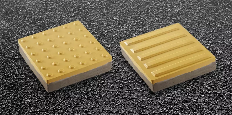  Тактильная плитка Стандарт  цветная  300х300х35 мм - 