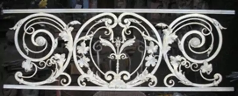 Кованная решетка СМ0001 (бежевый