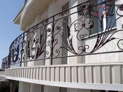 Balkon uchun temir panjara CM0025 (bej