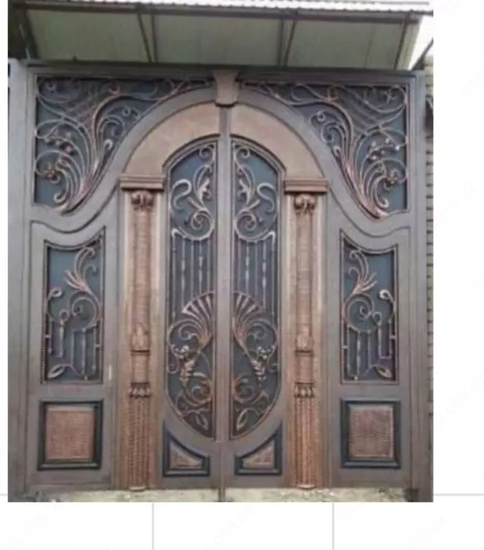 Металлические ворота CM0004