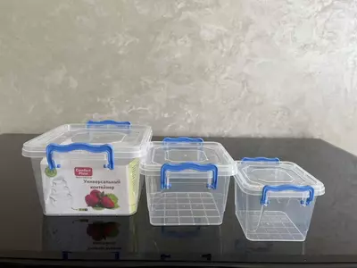 Набор пластиковых контейнеров для продуктов от производителя - 11 963.2 сум / шт.