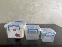 Ishlab chiqaruvchidan mahsulotlar uchun plastik idishlar to&#39;plami - {0} so'mdan