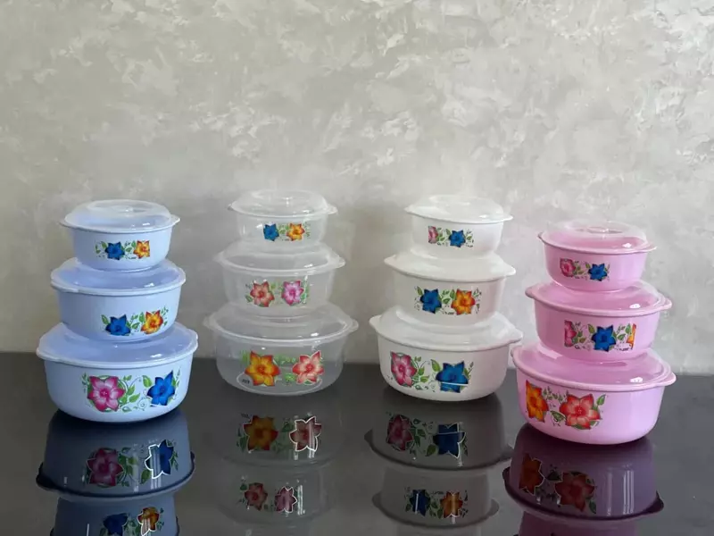 Ishlab chiqaruvchidan mahsulotlar uchun plastik idishlar to&#39;plami Ulgurji va chakana