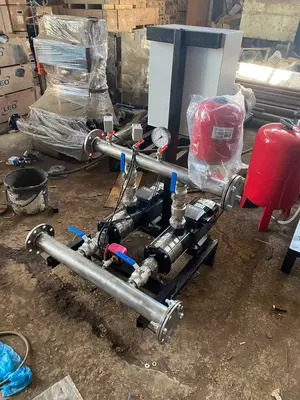 Насосная станция. Горизонтальные многоступенчатые насосы ECH20-40