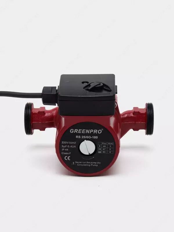 Gidrox.uz - Циркуляционные насосы GREENPRO RS 15/6G
