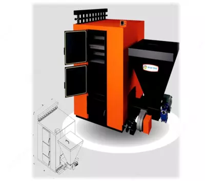 Котел твердотопливный