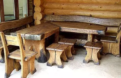 Цена по запросу Производство мебели из натурального дерева (сосны) под старину