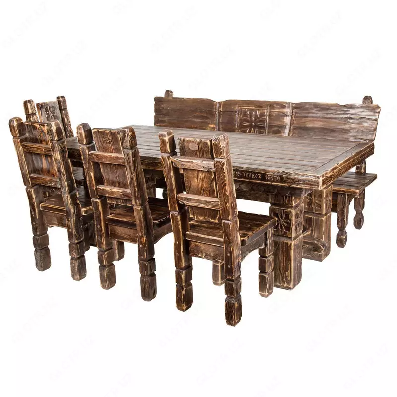 Производство мебели из натурального дерева (сосны) под старину Сосновая Избушка