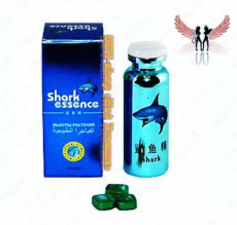  Shark Essence (Виагра Акула) БАД для потенции (10 таб) - 