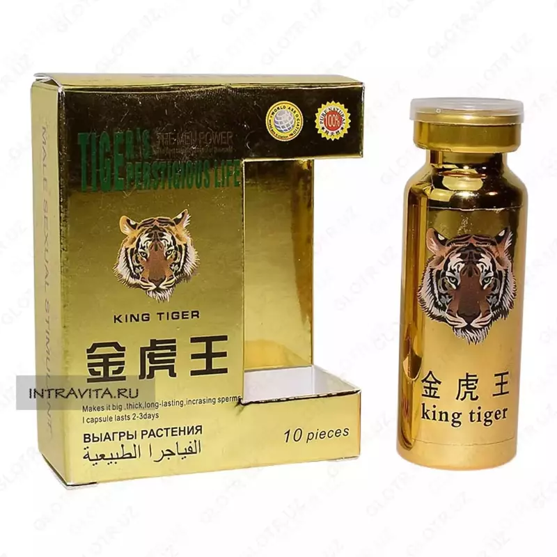  Препарат для мужчин Tigers Prestigious Life - Король Тигр (10 таб) - 