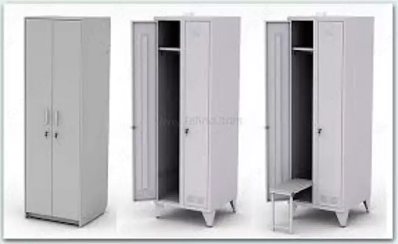 Шкаф медицинский для раздевалки (материал ЛДСП)
