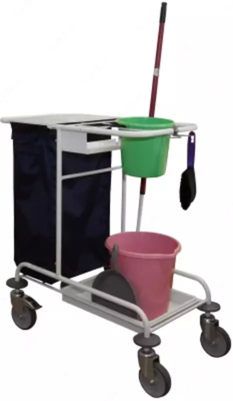 Xonani tozalash uchun tibbiy trolley. Model raqami 1