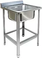 Ванна моечная односекционная  из нержавеющей стали