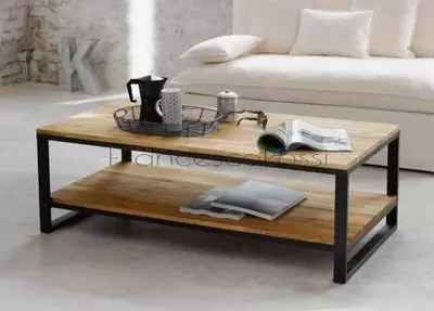 Журнальный стол в стиле лофт. Модель №7 - 1 500 000 сум / шт.