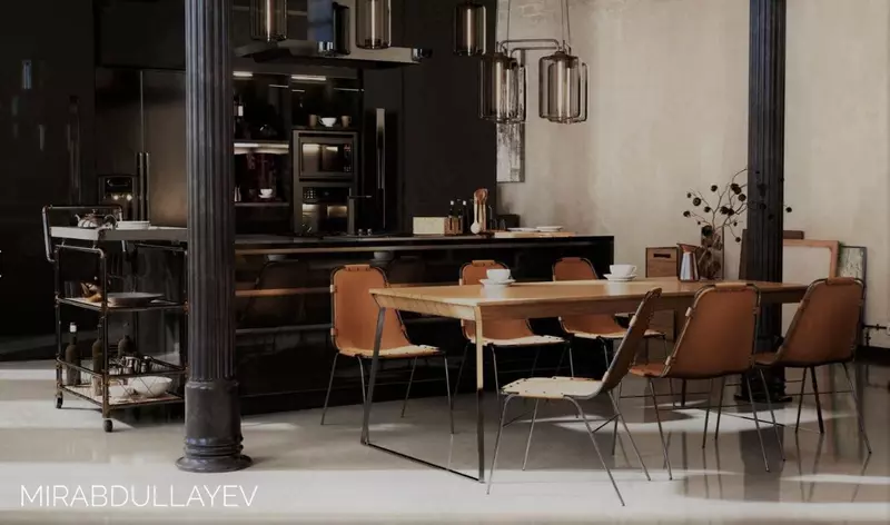  3D Визуализация комнаты и здания - 