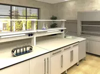 Медицинский комплект островных столов для лабораторий