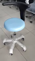 Медицинский полумягкий стул со спинкой (табурет)