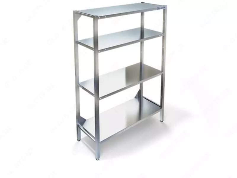 Кухонный Стеллаж из нержавеющей стали (4 полки)