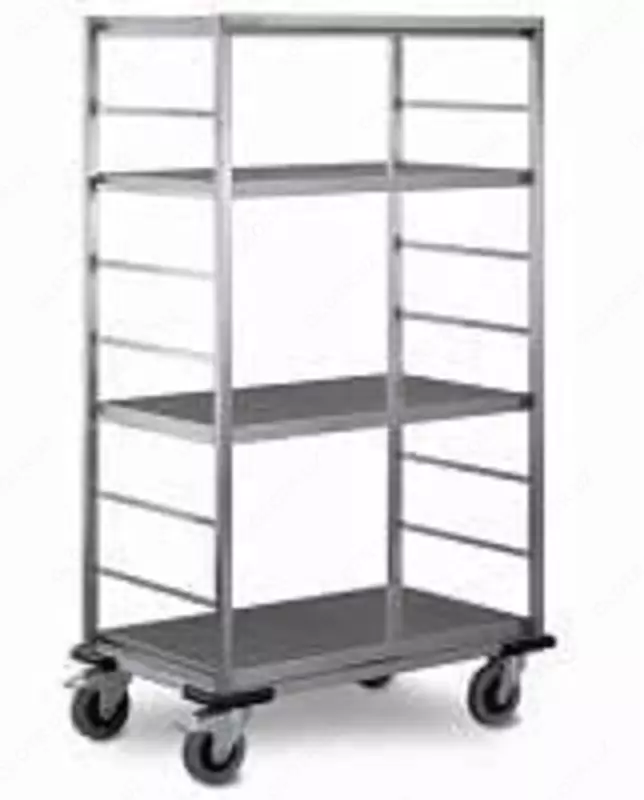  Мобильный стеллаж-тележка (3 полки) - 