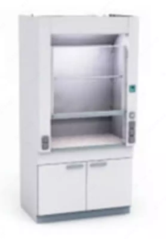 Стальной вытяжной 2-х дверный шкаф ITM-201 1200 х 600 х 2200 мм (Без сантехники)