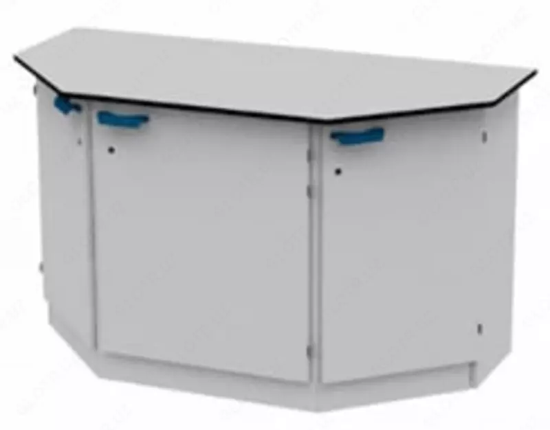 Лабораторный стол с металлической тумбой ITM-213 1500 х 600 х 850 мм (Текстолит)