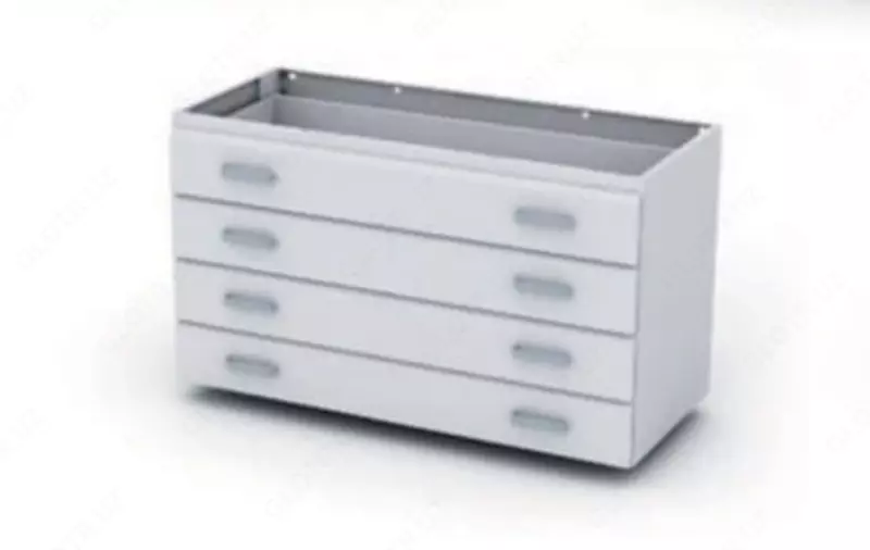 Лабораторная подвесная тумба ITM-222-3 900 х 670 х 520 мм (Листовая сталь)