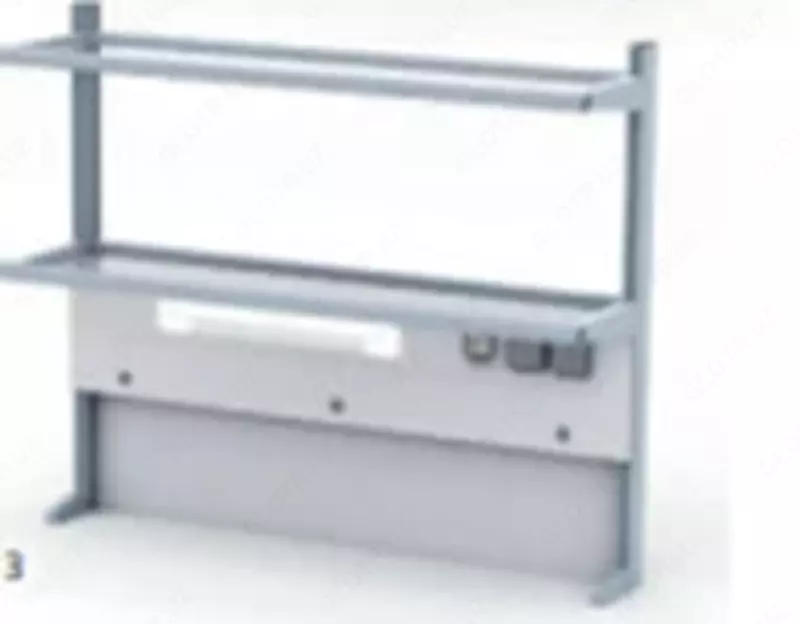 Стойка для лабораторных столов ITM-223 исп. 3  1000 х 330 мм (Металл)