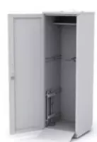 Металлический шкаф для кислородных баллонов ITM-231 1800 х 500 х 400 мм