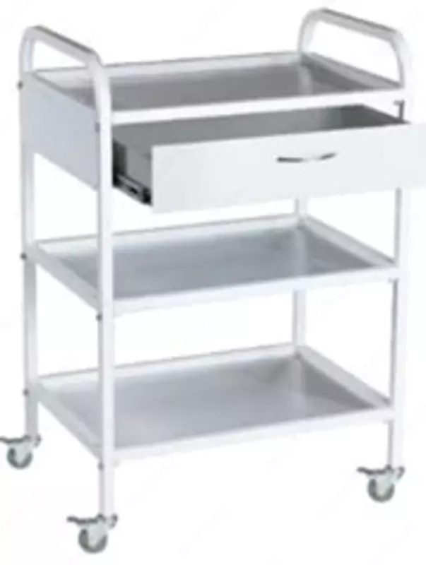 Инструментальный операционный столик ITM-152 600 х 400 х 850 мм (Нерж. сталь)