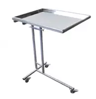 Медицинский инструментальный столик ITM-154 600 х 400 х 750-1200 мм (Нерж. сталь)