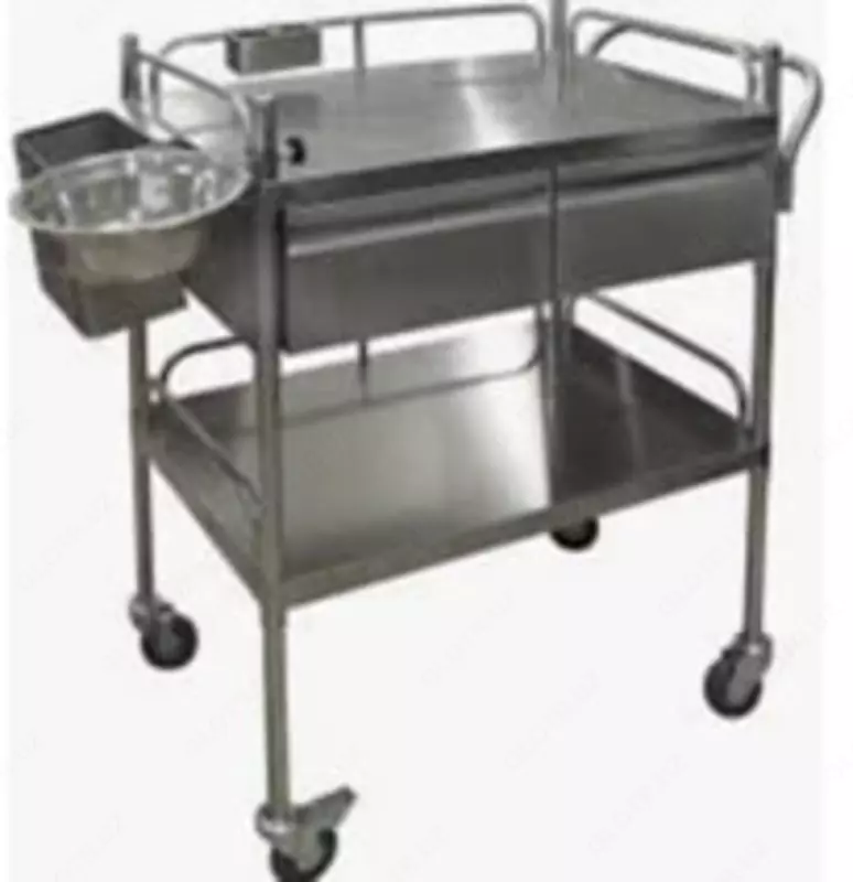 Инструментальный столик для операционной ITM-155 600 х 400 х 850 мм (Нерж. сталь)