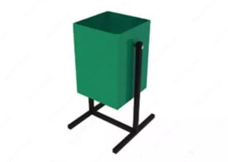 Урна для мелко-бытовых мусорных отходов ITM-182 750 х 500 х 300 мм (Выдвижная)