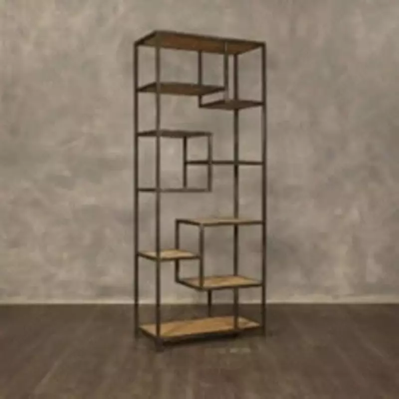 Комбинированный стеллаж ITM-208 1600 х 1200 х 500 мм (Металл/ЛДСП)