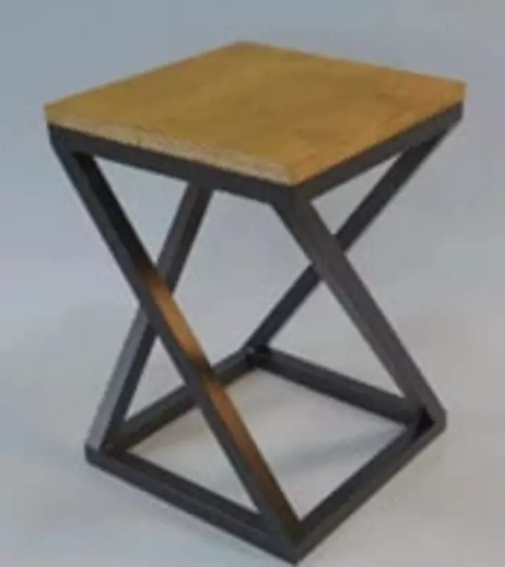 Комбинированный стул-табурет Лофт ITM-220 550 х 450 х 450 мм (Металл/ЛДСП)