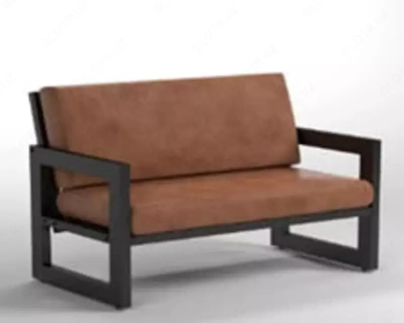 Трехместный мягкий диван Лофт ITM-228  2000 х 700 х 550-850 мм (Металло-каркас)