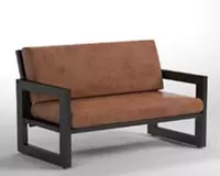 Трехместный мягкий диван Лофт ITM-228  2000 х 700 х 550-850 мм (Металло-каркас)