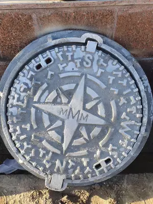 Высококачественные чугунные люки для смотровых колодцев - 518 000 сум / шт.