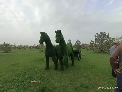 Yashil chimdan har xil turdagi bezaklar yasayman - Haykaltarosh