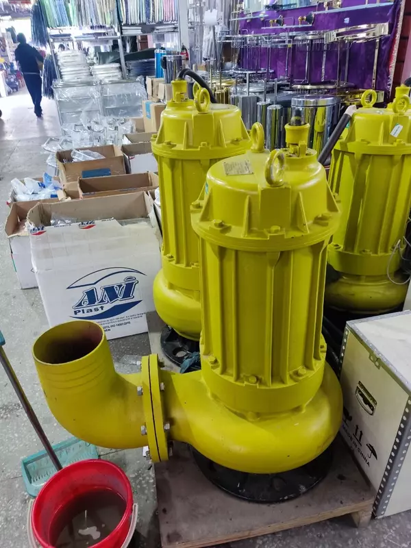 Погружной фекальный канализационный насос WQ180-25-22kw