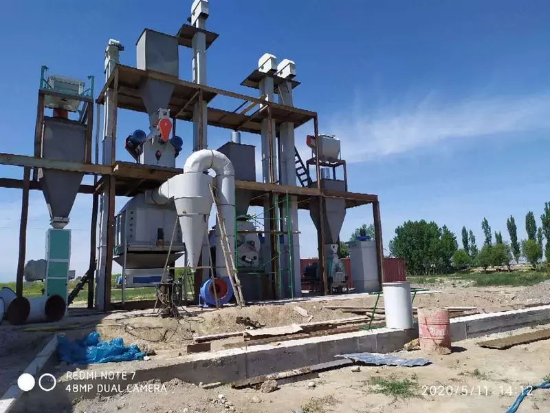 Линия по производству кормов для птицы и рыбы
