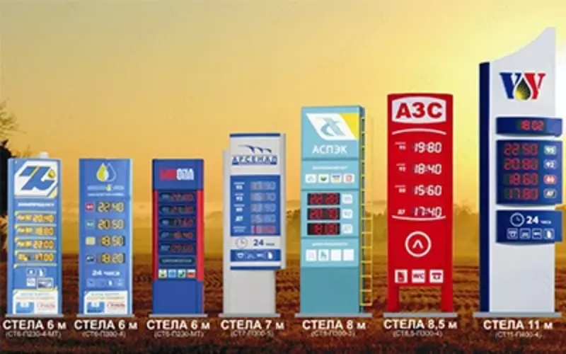 LED ТАБЛО ДЛЯ АЗС