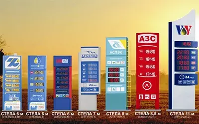 LED ТАБЛО ДЛЯ АЗС