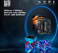 Современный LED дисплей с 45° изгибом (50х50см)