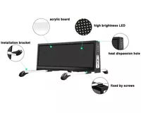 Avtomobil uchun LED Ekran (96x32 sm) – Mobil reklama displeyi