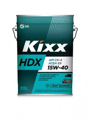 Премиальное моторное масло для нагруженных дизельных двигателей Kixx HDX CK-4