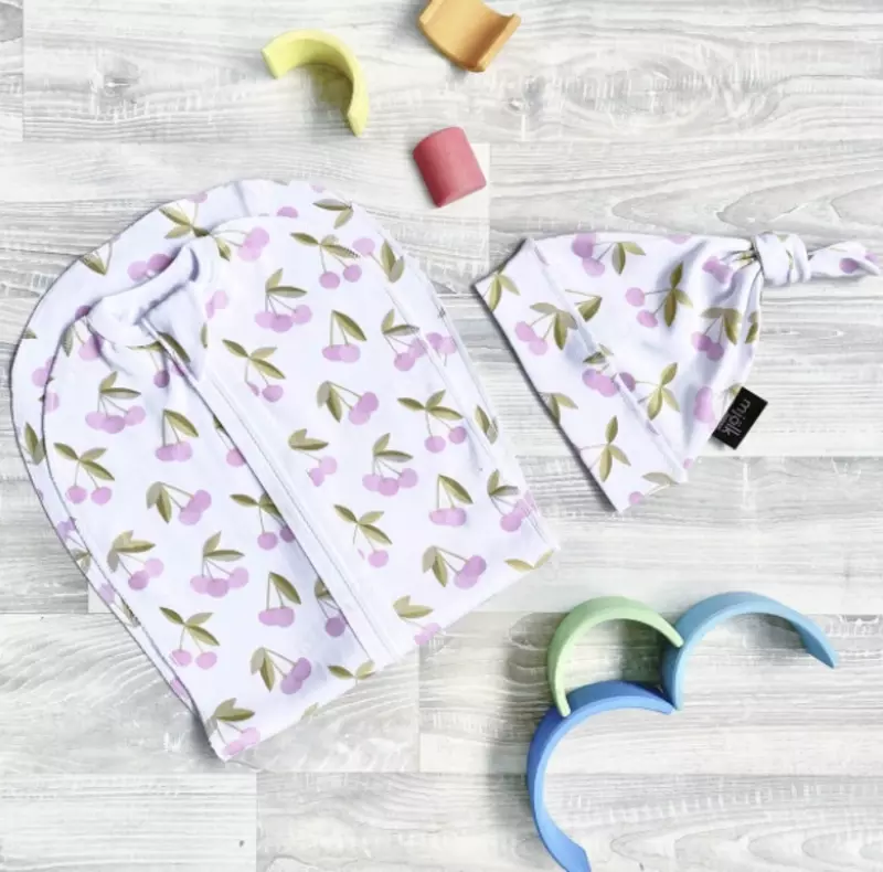 Пеленальный кокон Черешня