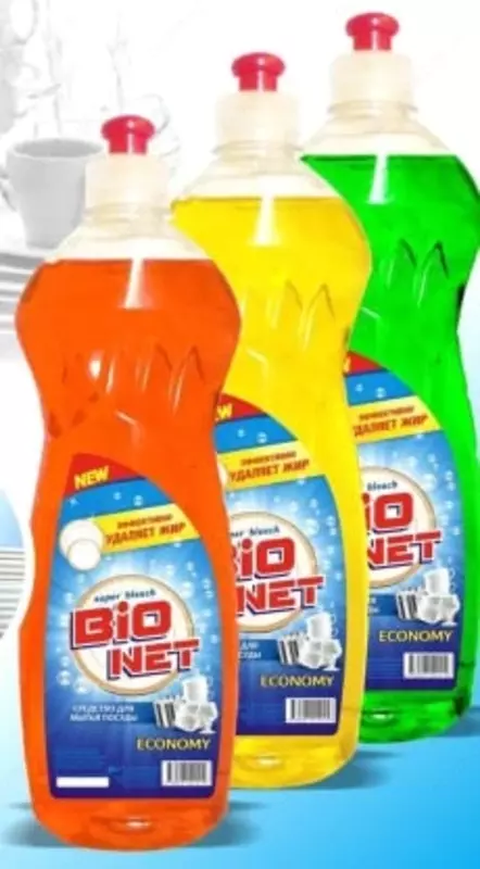 Средство для мытья посуды "Bio Net Economy" (830 гр)