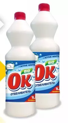 Отбеливатель для белья "ОК" (1 литр)